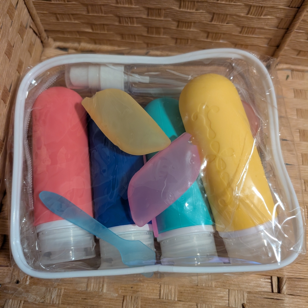 Colorful Travel Bottles Set